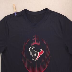 Nike Houston Texans Graphic Short Sleeve Football T Shirt Mens Size M Navy
